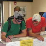 Students check out intramural possibilities for the semester ahead.