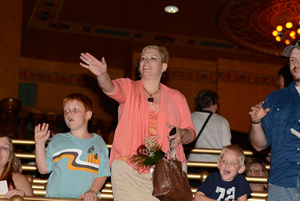 Adding to the occasion's celebratory air