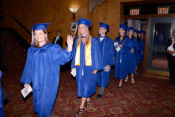 With justifiable pride in themselves, students can't help but smile.