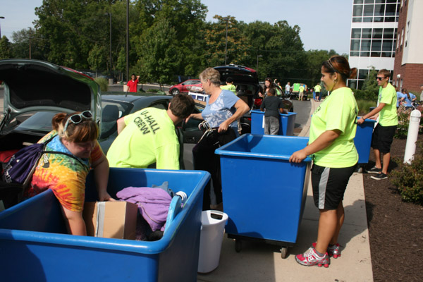 The U-Hall Crew on the job