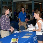 Among the Penn College representatives available to students was Danielle L. Willits, Dining Services' recruitment and training specialist.