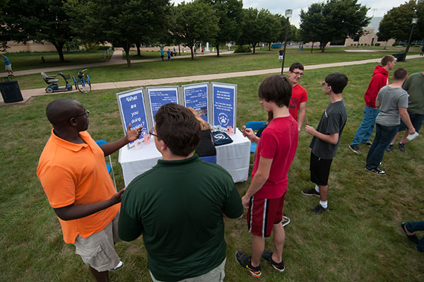 Others encouraging campus involvement included the Wildcat Events Board ...