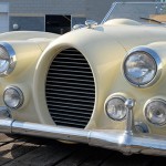 The six front headlights will illuminate students' view of automotive history.