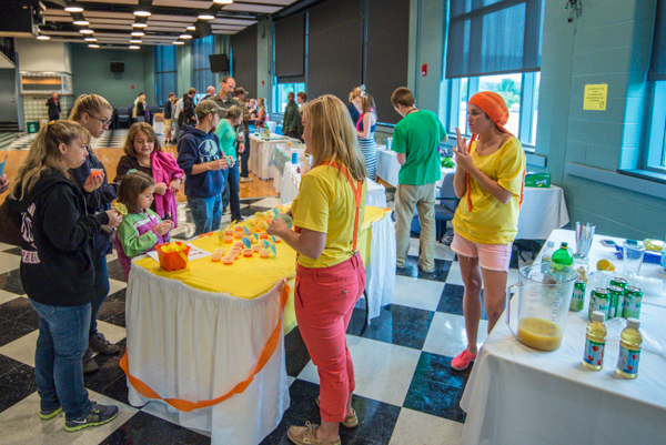 More than 150 people savor the bright colors and tropical tastes of 