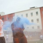 On and on ... 'til he's blue in the face