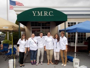 Among the judges for the Young Men's Republican Club "Grill-Off" were, from left, Colleen S. Masteller, Williamsport; Brianna R. Helmick, Hershey; Cody M. Yonkin, South Williamsport; Carly R. Sherwood, Meshoppen; Rebecca L. Rizzo, Palmyra; and Autumn MacInnis, Trout Run. MacInnis is a baking and pastry arts student; the others are all enrolled in culinary arts and systems or culinary arts technology.