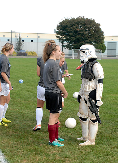 ... then visit with the Lady Wildcats a short time later on a soccer field not so far, far away.