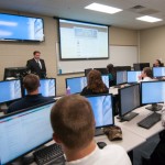 The Financial Markets Investment Lab provides a fitting venue for business students' audience with a successful alumnus.