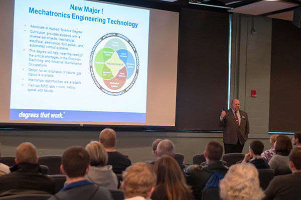 David R. Cotner, dean, discusses majors in the School of Industrial, Computing & Engineering Technologies – including one of the newest: mechatronics engineering technology.