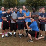 High-scoring upperclassmen strike a confident pose.