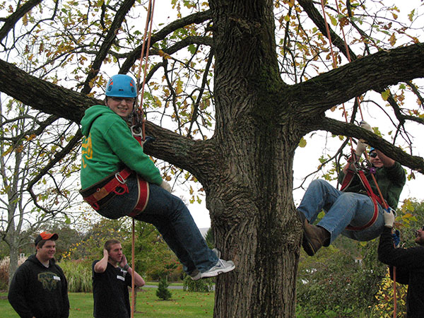 ... who easily take flight once he (literally) shows them the ropes.