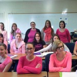 Radiography class observes Breast Cancer Awareness Month.