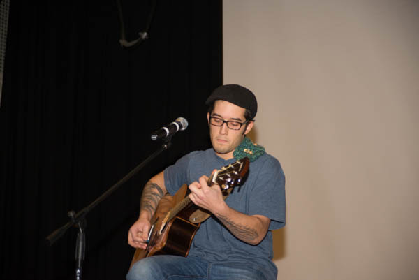 Musician Darren J. Layre played to a third-place finish.