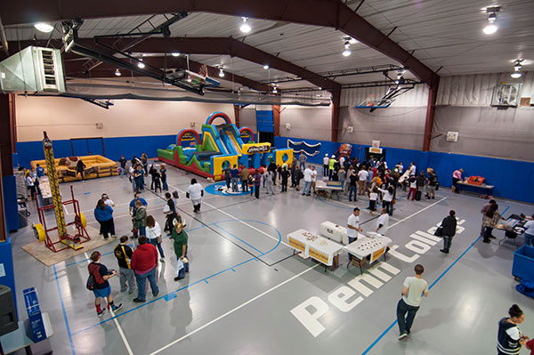 The Field House is transformed into an attraction-filled midway for the Rose Street Carnival.