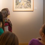 The gallery tour concluded at Fitzgerald's "Star of Bethlehem," which the Brownies thought was an appropriate work for the holiday season.