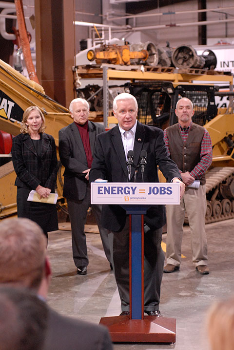 Gov. Corbett discusses Pennsylvania's goal of energy independence.