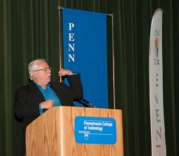 John Ratzenberger tells Penn College students that their skills are to America's success 