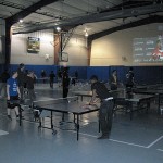 Table tennis and other games prove more competitive than the featured attraction!