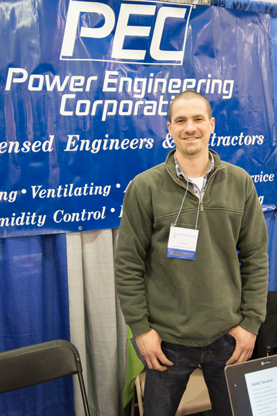 Alumnus Jason J. Kelly (HVAC, '08) of Power Engineering Corp.