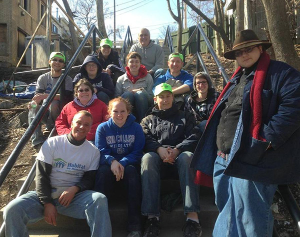 Penn College Spring Break-ers combine community service with playful camaraderie.