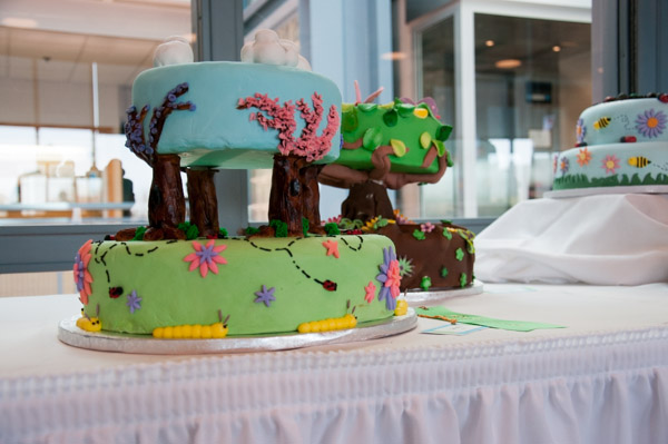 An “Earth Week” appropriate cake by Laura D. Rice, of Sunbury, receives honorable mention.