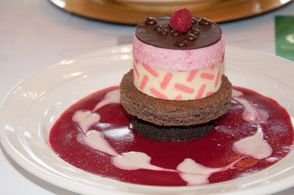 Liliana M. Strunk, of Avis, receives honorable mention for her layered dessert.