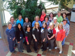 Participants in the Local Anesthetics for the Dental Hygienist training program gather recently at Penn College.