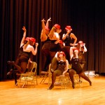 The Wildcat Dance Team opens the show with a performance to Christina Aguilera's "Express."