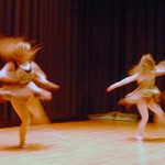 Two-thirds of a lyrical trio whirls to Daughtry's "Waiting for Superman."