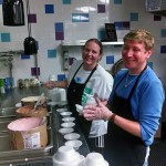 Among the helping hands on the Student Affairs team are Residence Life coordinators Ashley Smith Nicholas, Campus View, and Michael D. Penwell, The Village.