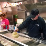 ... who handles a full griddle with ease.