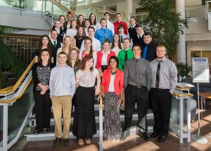 Thirty students representing 10 area secondary schools recently completed Penn College’s Youth Leadership program, designed to help students understand the needs of the community and take a leadership role in addressing them. 