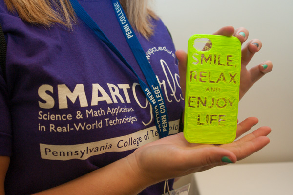 A cell-phone cover ... with good advice for all