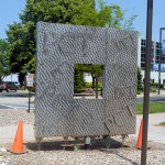 Staff/student collaboration also serves as a photo frame for the campus community and visitors.