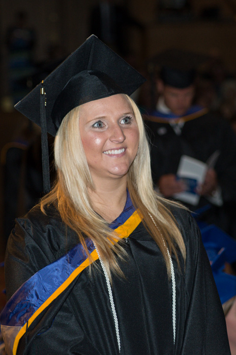 A glowing graduate