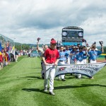 The parade of champions delights fan who gathered in Volunteer Stadium for Thursday's start of the LIttle League Baseball World Series.