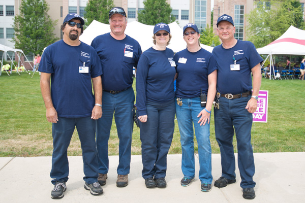 A dynamic lineup of General Services workers, ever willing to lend a helping hand.