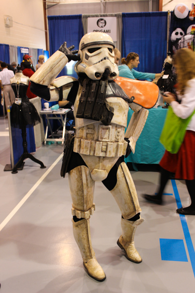 What's a Comic Con without an instantly recognizable representative of the 