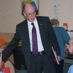 State Secretary of Aging Brian Duke encourages Penn College nursing students to consider their work with older adults.