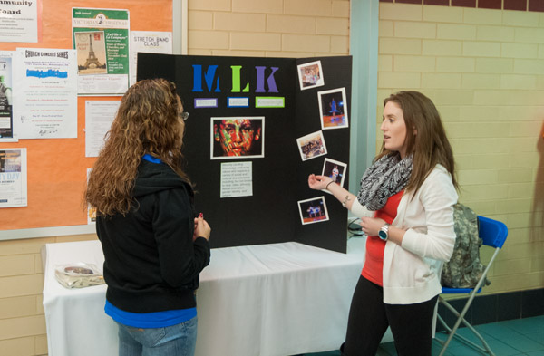 Minorities Lending Knowledge, the former Multicultural Society, was among the student organizations with a presence in the Bush Campus Center.