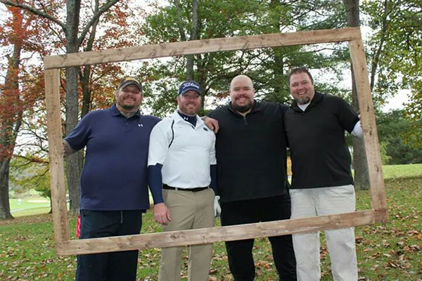 A welding faculty foursome: From left are Aaron E. Biddle, Ryan P. Good, Jacob B. Holland and Matthew W. Nolan.