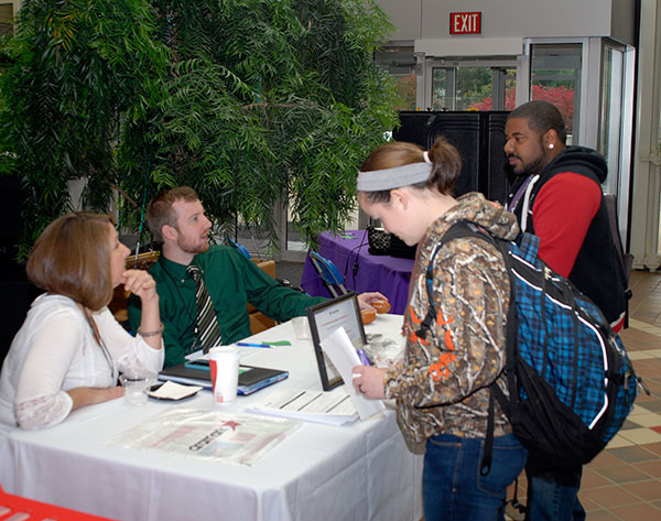 Aramark at Susquehanna Health, recruiting from a number of academic majors, attended two of the week's Career Fairs.