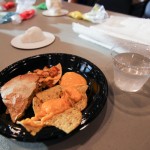 ... while enjoying culturally appropriate fare such as quesadillas (chicken and cheese) and nachos.