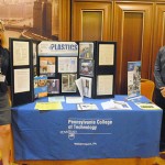 Robinson and Julia I. Gilchrist (joined at the conference by classmate Thomas J. Ryder, who is not pictured) represented Penn College at a display table.