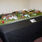 Back for its eighth year, the layout of Patrick M. Breen and his wife, Laura, celebrates the Pennsylvania Railroad.