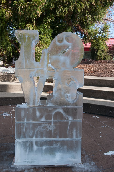 An enduring design recreated in ice. 