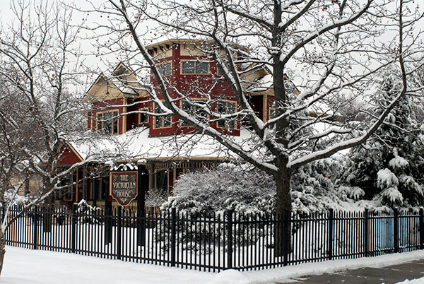The Victorian House, dressed for the season