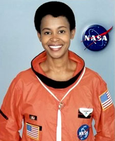 Astronaut Mae Jemison, as portrayed by Joanna Maddox