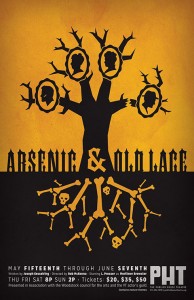“Arsenic & Old Lace” earned Zachary G. Bird, a senior in graphic design from South Williamsport, an Award of Distinction in the posters category of American Graphic Design & Advertising's annual awards competition.