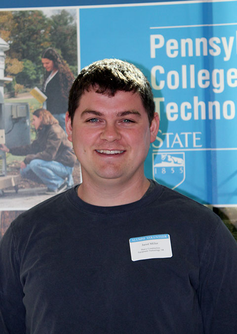 Successful alumni returning to share their day include Jared P. Miller, a 2008 graduate in heavy construction equipment technology: operator emphasis, vice president of City Hill Construction in Penn Yan, N.Y.